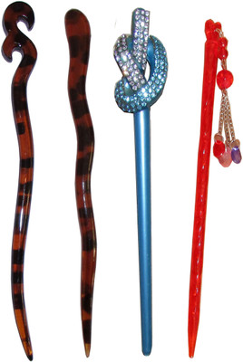 

Bellazaara combo of juda sticks Bun Stick(Multicolor)