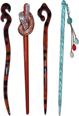 

Bellazaara combo of juda sticks Bun Stick(Multicolor)