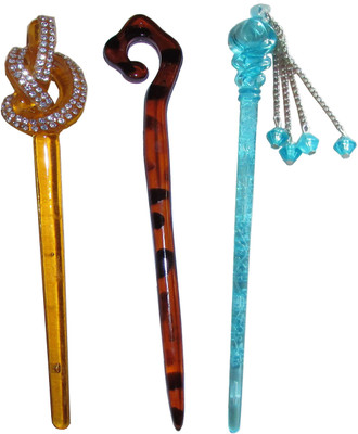 

Bellazaara combo of juda sticks Bun Stick(Multicolor)