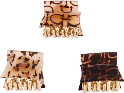 

Bijou Vertex Neutral Mini Bulldog Pack of 3 Hair Claw(Multicolor)