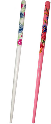 

CraftEra Wooden Stick Bun Stick(Multicolor)