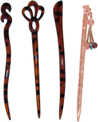 

Vogue Wedding combo of juda sticks Bun Stick(Multicolor)
