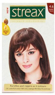 

Streax Walnut Oil Hair Color(Reddish Brown No.4.6)