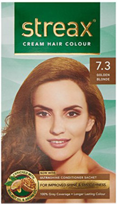 

Streax Cream Hair Color(Golden Blonde 7.3)