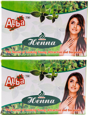 

Alba Henna Powder (100% Natural Henna Powder - Natural Hair Colour) - Combo Pack of 2, 200g each (400g)(400 g)