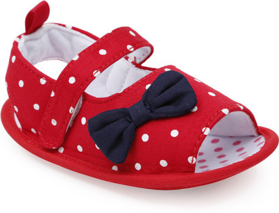 

Lilliput Girls Velcro Strappy Sandals(Red
