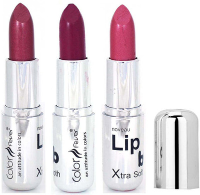 

Color Fever Lip Bomb Creme Lipstick - Burgundy / Redwood / Dark Crimson(Multicolor, 12.6 g)