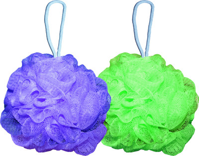 

Ion Loofah(Pack of 2), Green;purple