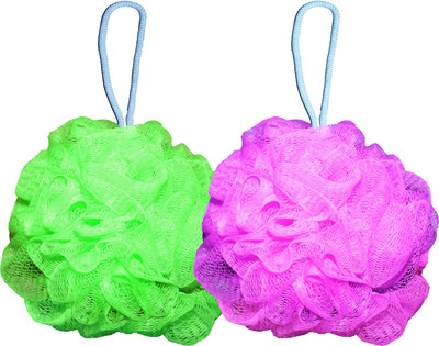 

Ion Loofah(Pack of 2), Green;pink