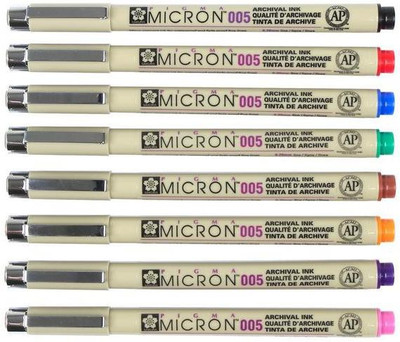 

Sakura Pigma Micron Set Calligraphy(Pack of 8)