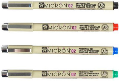 

Sakura Pigma Micron Set Calligraphy(Pack of 4)