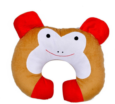 

Guru Kripa Baby Products Comics Baby Pillow(Brown)