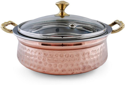 

SAGA Serving Pot Handi 0.8 L(Copper), Gold