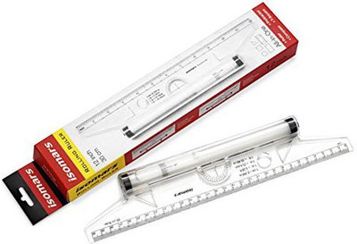 

Isomars Rolling Ruler - 30 cm Ruler(Set of 1, Clear)