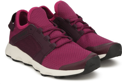 

ADIDAS TERREX VOYAGER DLX W Outdoor Shoes For Women(Purple, Maroon, Mysrub/drkbur/enepnk