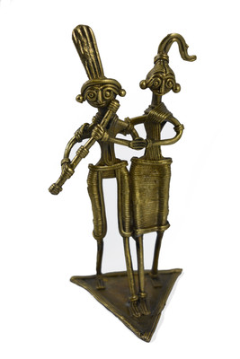 

NAKSHASUTRA Decorative Showpiece - 15.6 cm(Alloy, Gold)