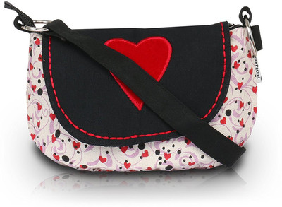 

Pickpocket Women Casual Black Canvas Sling Bag