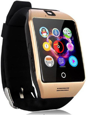 

IBS Bluetooth with Built-in Sim card and memory card slot Compatible with Android IOS Mobiles Wrist Brown Smartwatch(Brown Strap Free Size)