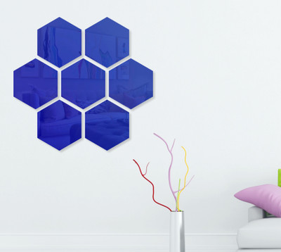 

Naveed Arts  Acrylic wall sticker Sticker(Pack of 1, Blue mirror