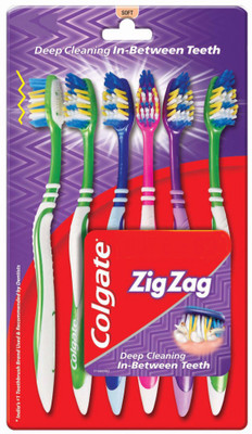 

Colgate ZigZag Soft Toothbrush(Pack of 6)