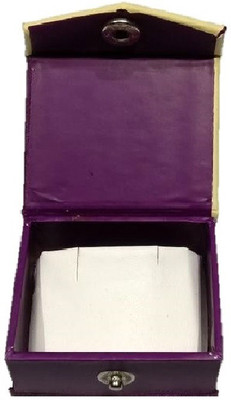 

Addyz single pair Big hanging Earring, Tops, stud Gift jewelery box Vanity Box(Purple, Ivory)