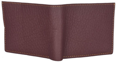 

OODI Men Brown Genuine Leather Wallet(10 Card Slots)