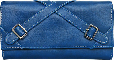 

Fristo Women Formal Blue Artificial Leather Card Holder(5 Card Slots)