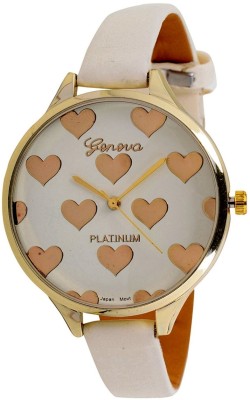 Maxi Retail Shining Heart White Dial Watch  - For Women   Watches  (Maxi Retail)