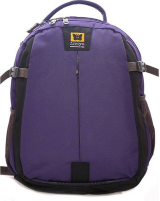 

Liviya LP-124 32 L Laptop Backpack(Purple, Black), Black;purple