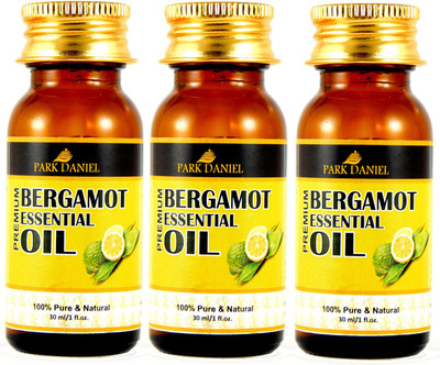 

Park Daniel Pure and Natural Bergamot Essential oil Combo pack of 3 Bottles of 30 ml(90 ml) Hair Oil(90 ml)