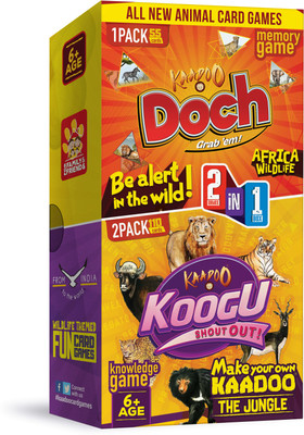 

Kaadoo Koogu+Doch 2-in-1 Cardgame Combo Pack(Multicolor)