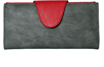 tanishka export Casual Grey, Red Clutch
