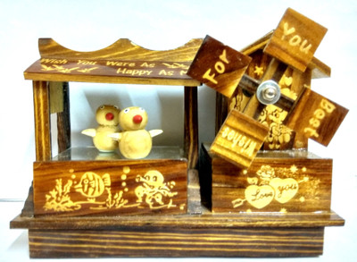 

Rahicrafts Wooden Musical doll house(Multicolor)