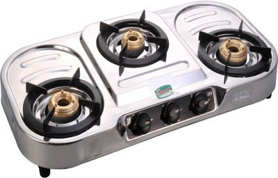 

GOLDEN SURYA Stainless Steel Manual Gas Stove(3 Burners)