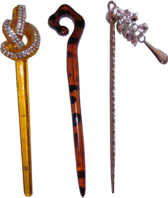 

Kabello Trendy combo of juda sticks Bun Stick(Multicolor)