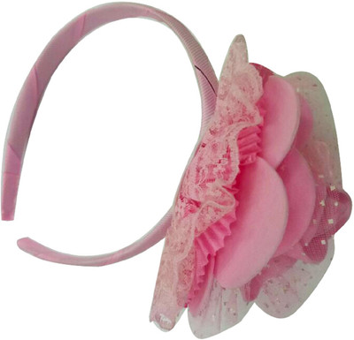 

Foreignholics Flower Baby Headband Hair Accessories Hair Band, Head Band(Pink)