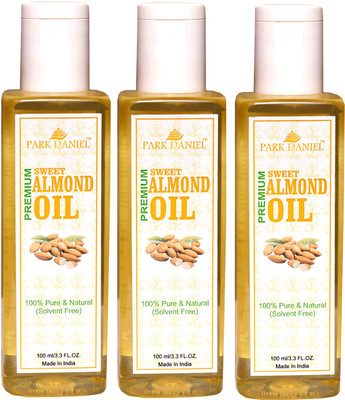 

Park Daniel Premium Sweet Almond Oil Combo pack of 3 No.100 ml Bottles(300 ml)(300 ml)