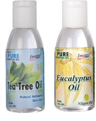 IMAGO Teatree & Eucalyptus Essential Oil for Skin Hair Massage Cold Cough Antiseptic Hair Oil(60 ml)