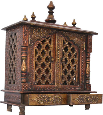 

DDASS RAJM11 Wooden Home Temple(Height: 56 cm)