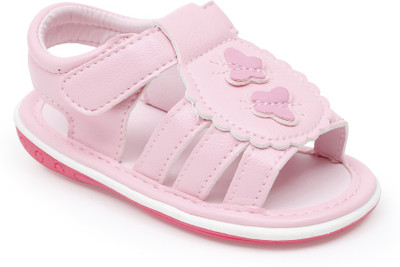

Lilliput Girls Velcro Strappy Sandals(Pink