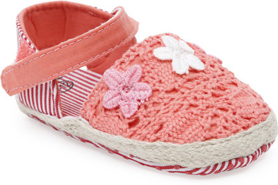 

Lilliput Girls Velcro Strappy Sandals(Orange, Coral