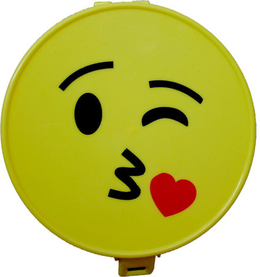 

Shoppernation Fancy Smiley Design Kids Lunch Box 1 Containers Lunch Box(300 ml), Multicolor