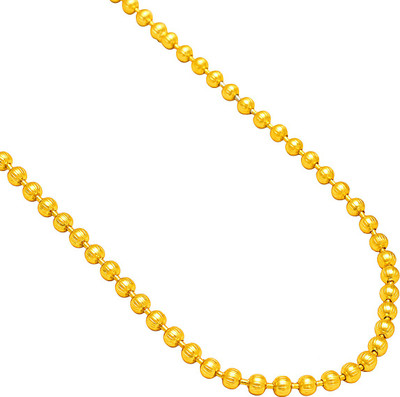 Round ball gold chain discount