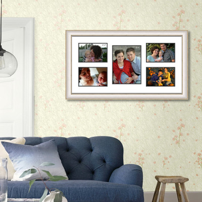 

Elegant Arts & Frames Generic Photo Frame(White, 5 Photos)