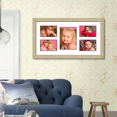 

Elegant Arts & Frames Generic Photo Frame(Beige, 5 Photos)