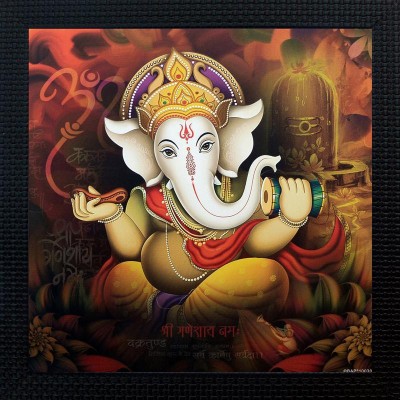 60% OFF on Janki God Ganesh Ji Wall Hanging Canvas 14 inch x 14 inch ...