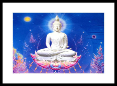 

Aabhaas Buddha Wall Poster Fine Art Print(12 inch X 18 inch, Rolled)