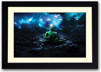 

Aabhaas Buddha Wall Poster Fine Art Print(12 inch X 18 inch, Rolled)
