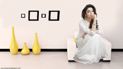 

Aabhaas Alia Bhatt Wall Poster Fine Art Print(12 inch X 18 inch, Rolled)