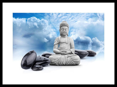 

Aabhaas Buddha Wall Poster Fine Art Print(12 inch X 18 inch, Rolled)
